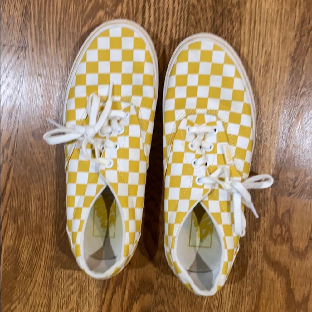 Classic yellow vans